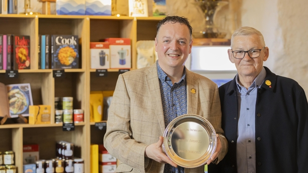 Graham Herterich, this year's Blas na hÉireann Producers' Champion, and Artie Clifford