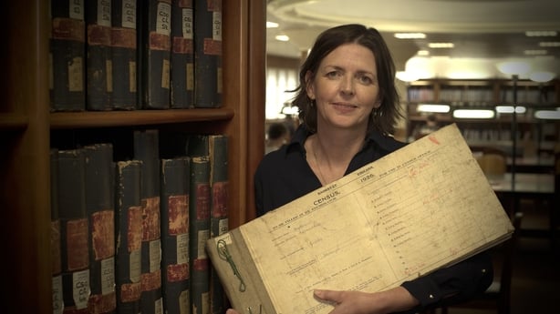 Gormfhlaith Ni Thuairisg in National Archives RTE Come to your census