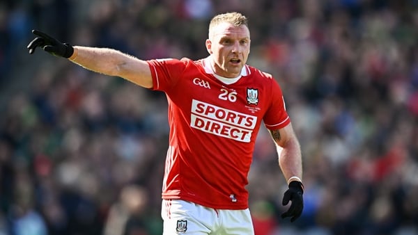 29 March 2026; Brian Hurley of Cork during the Allianz Football League Division 2 final match between Meath and Cork at Croke Park in Dublin. Photo by Seb Daly/Sportsfile