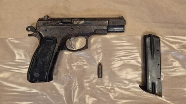 A gun found in Ballymun. Credit: An Garda Síochána Dublin Facebook