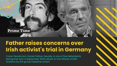 Father raises concerns over Irish activist's trial in Germany