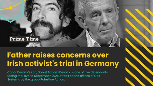 Father raises concerns over Irish activist's trial in Germany