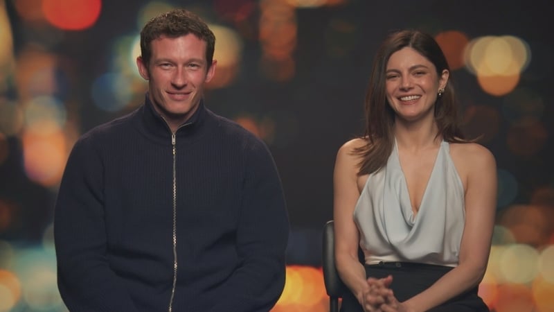 Callum Turner and Monica Barbaro on rom-com chemistry