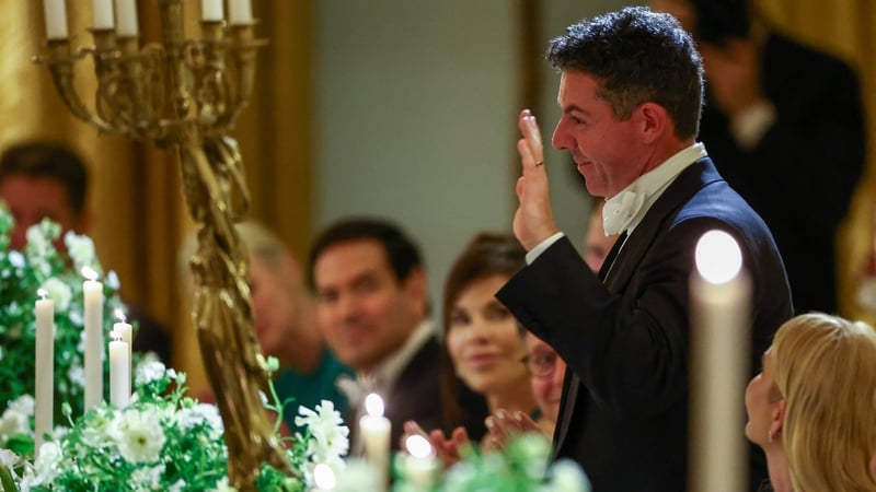 Trump heaps praise on McIlroy at White House banquet