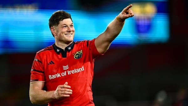 27 December 2025; Jack O'Donoghue of Munster after the United Rugby Championship match between Munster and Leinster at Thomond Park in Limerick. Photo by Piaras Ó Mídheach/Sportsfile