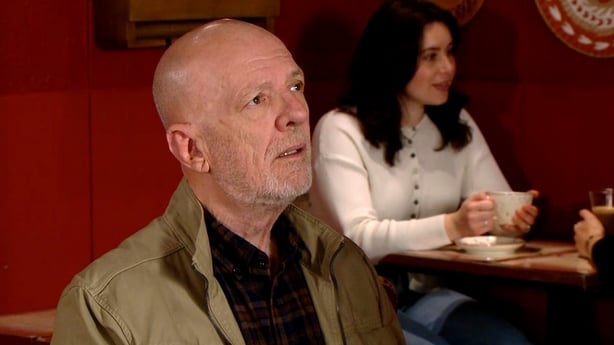 Rafferty appears stunned