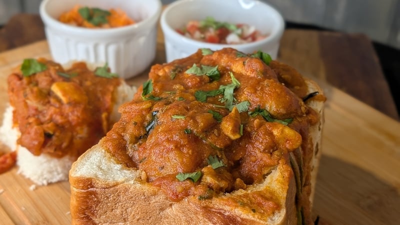Gerald Daniels' chicken curry bunny chow: Today