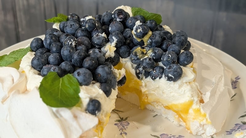 Kay Lehane's pavlova with lemon curd: Today