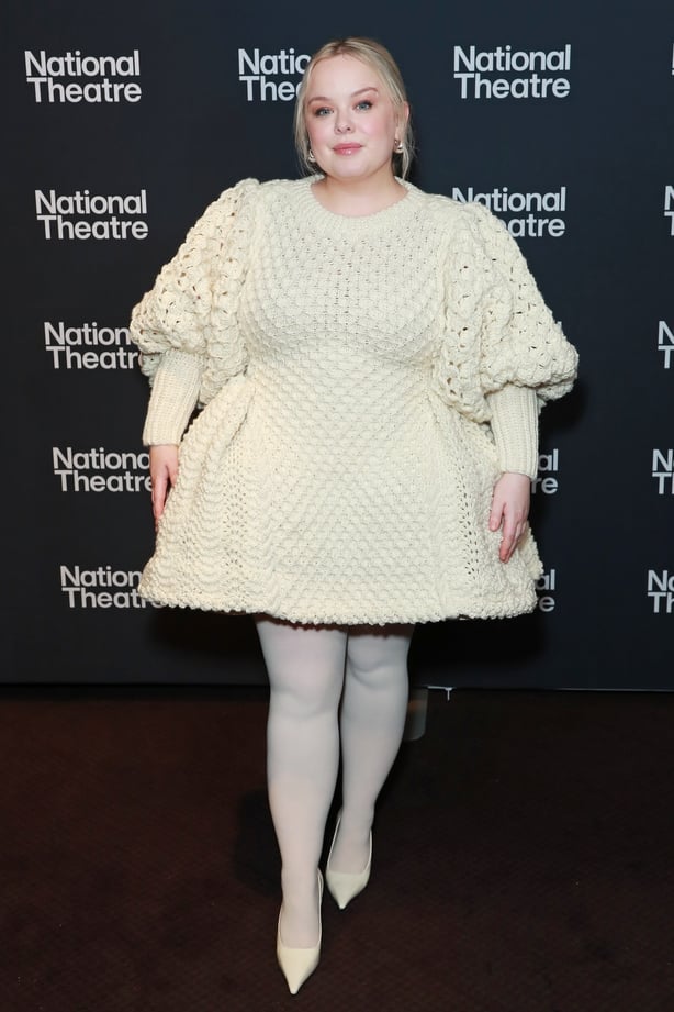 LONDON, ENGLAND - DECEMBER 11: Nicola Coughlan attends the press night after party for "The Playboy Of The Western World" at The National Theatre on December 11, 2025 in London, England. (Photo by Dave Benett/Getty Images)