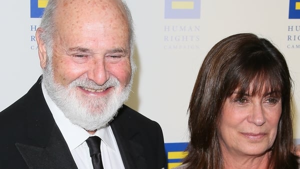 Director Rob Reiner and wife Michele Singer Reiner arrive for the Human Rights Campaign 2019 Los Angeles dinner at the JW Marriott L.A. Live on 30 March, 2019 in Los Angeles. (Photo by JEAN-BAPTISTE LACROIX / AFP)