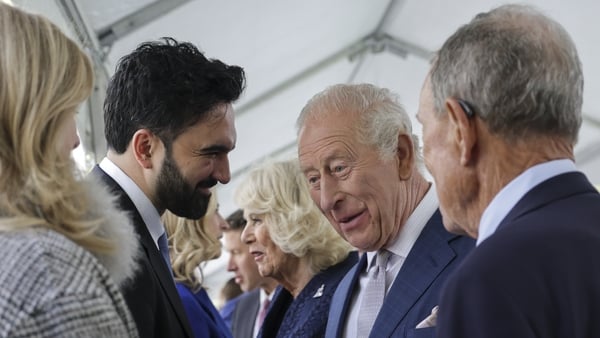 King Charles speaks with New York City Mayor Zohran Mamdani in New York City