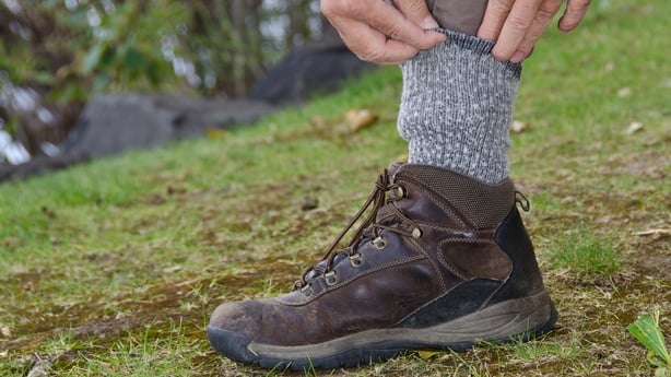 Protecting Against Ticks by Tucking Pants into Socks