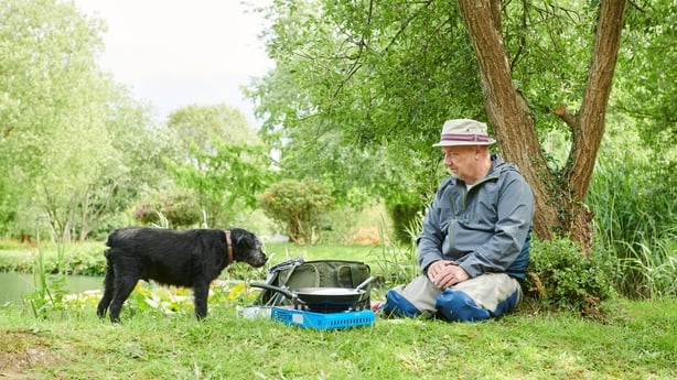 Ted and Bob Mortimer on a riverbank Photo Credit:BBC/Owl Power/Tom Jackson