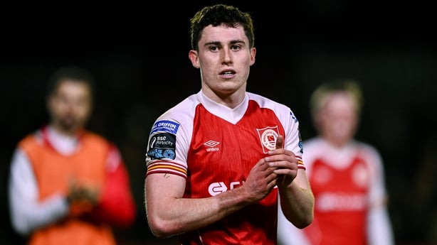 Kian Leavy of St Patrick's Athletic after the SSE Airtricity Men's Premier Division match between St Patrick's Athletic and Bohemians at Richmond Park in Dublin.