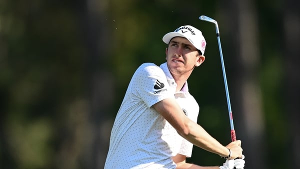 Tom McKibbin of Northern Ireland looks on following a shot on the 17th hole on day one of the Turkish Airlines Open 2026 at National Golf Club on April 30, 2026 in Belek, Turkey.