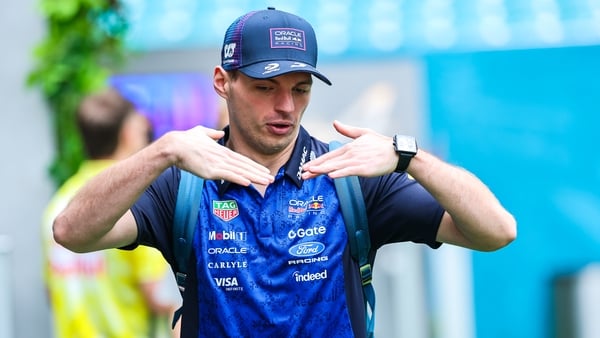 Max Verstappen of the Netherlands and Oracle Red Bull Racing walks in the paddock during previews ahead of the F1 Grand Prix of Miami at Miami International Autodrome on April 30, 2026 in Miami, United States.