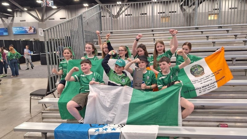 Laois students win world robotics award at US competition
