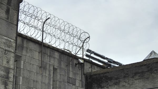 Barbed wire on the top of walls