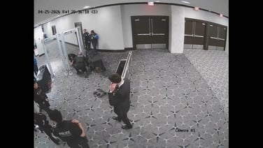 CCTV footage shows moment White House shooting suspect charges through security