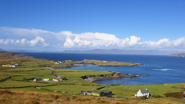 The coastline of the Beara Peninsula, County Cork, Ireland.