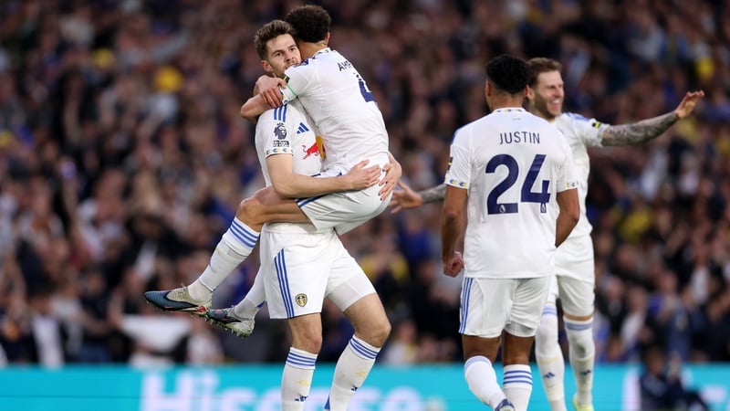 Leeds boost survival hopes with Burnley rout