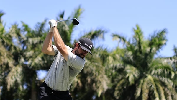 DORAL, FLORIDA - MAY 01: Cameron Young of the United States plays his shot from the sixth tee during the second round of the Cadillac Championship 2026 at Trump National Doral Miami on May 01, 2026 in Doral, Florida. (Photo by Carmen Mandato/Getty Images)