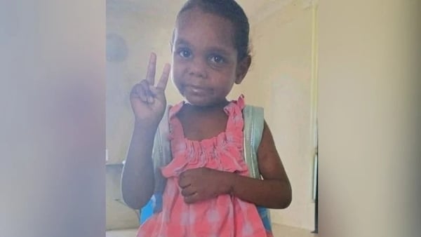 A photo of a child posing