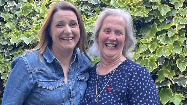 Trish Robinson, accompaniment support worker with DRCC (left) and Celine Newman Accompaniment Coordinator in the DRCC (right) 