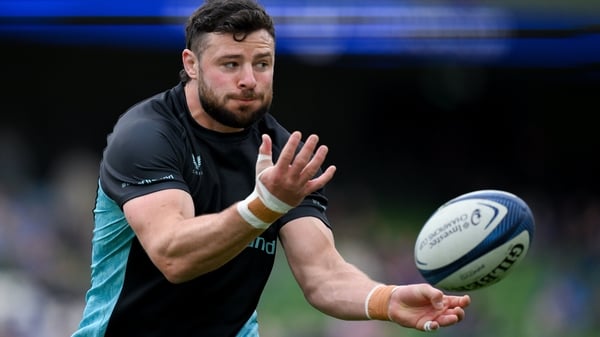 Dublin , Ireland - 2 May 2026; Robbie Henshaw of Leinster before the Investec Champions Cup semi-final match between Leinster and RC Toulon at the Aviva Stadium in Dublin. (Photo By Brendan Moran/Sportsfile via Getty Images)