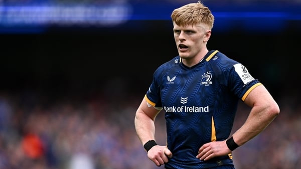Tommy O'Brien of Leinster during the Investec Champions Cup semi-final match between Leinster and RC Toulon at the Aviva Stadium in Dublin