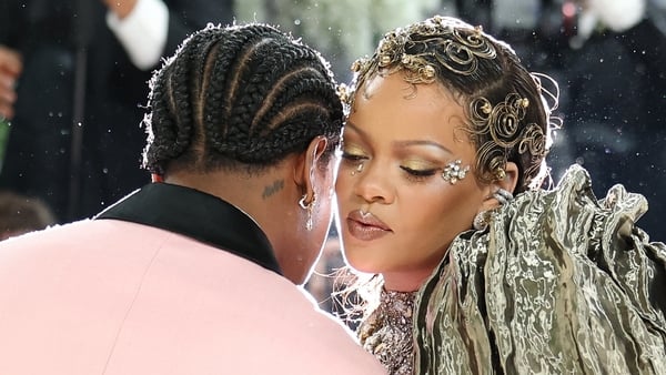 Rihanna and US rapper ASAP Rocky