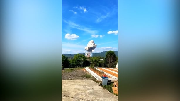 Factory explosion
