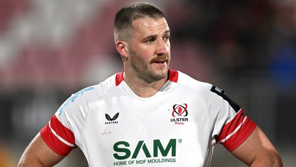17 April 2026; Stuart McCloskey of Ulster after the United Rugby Championship match between Ulster and Leinster at Affidea Stadium in Belfast. Photo by David Fitzgerald/Sportsfile