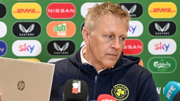 Head coach Heimir Hallgrímsson during a Republic of Ireland men's squad announcement press conference at FAI Headquarters in Abbotstown, Dublin.