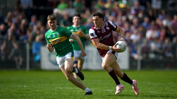 25 April 2026; Shane Walsh of Galway during the Connacht GAA Football Senior Championship semi-final match between Leitrim and Galway at Heartland Credit Union Páirc Seán Mac Diarmada in Carrick-on-Shannon, Leitrim. Photo by Stephen McCarthy/Sportsfile