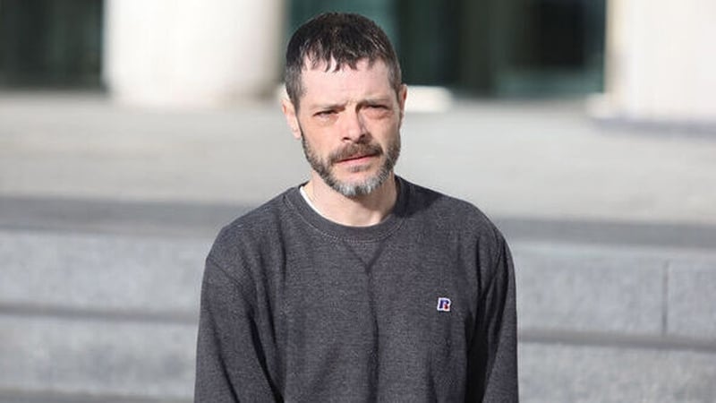 Graham Carey of Dunsink Drive Finglas Dublin leaves court after being granted bail