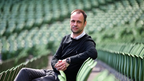 6 May 2026; FAI director of football John Martin poses for a portrait during an FAI football media briefing at the Aviva Stadium in Dublin. Photo by Stephen McCarthy/Sportsfile