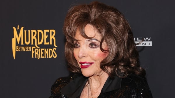LOS ANGELES, CALIFORNIA - JANUARY 21: Joan Collins attends the screening of "A Murder Between Friends" at AMC Century City 15 on January 21, 2026 in Los Angeles, California. (Photo by Paul Archuleta/Getty Images)
