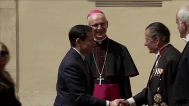 Rubio arrives at Vatican to meet Pope Leo