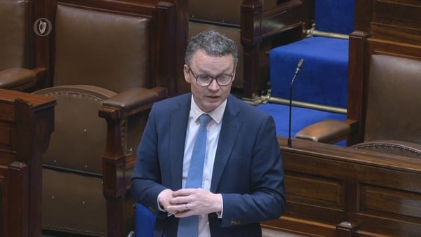 minister for communications patrick o'donovan speaking in the Dail