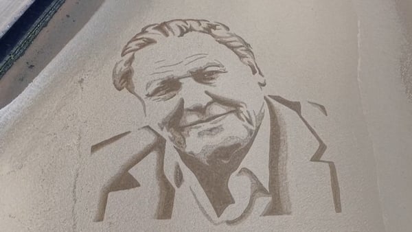 Giant portrait in the sand marks David Attenborough’s 100th birthday
