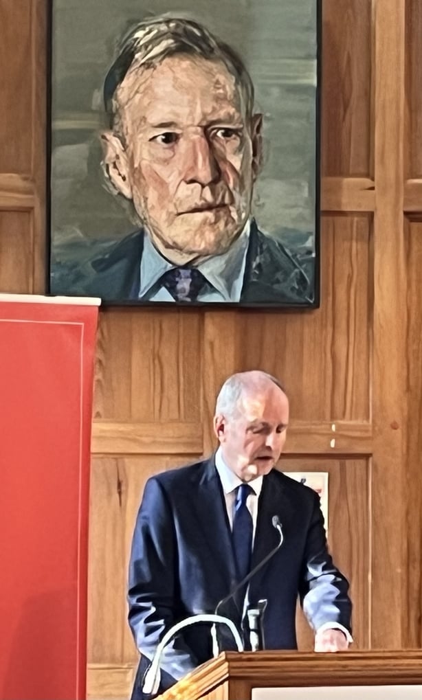 Taoiseach Micheál Martin at the David Trimble lecture 2
