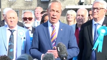 ‘Truly historic shift in British politics’ says Farage as Reform gains in local elections