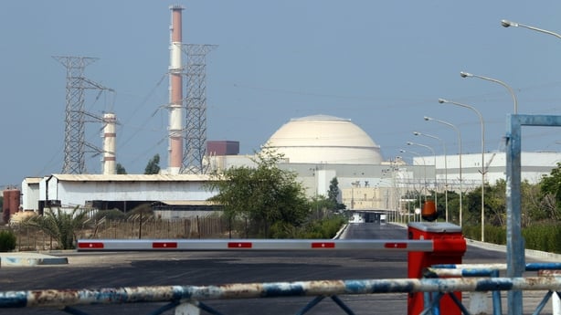The reactor building at the Bushehr nuclear power plant in southern Iran