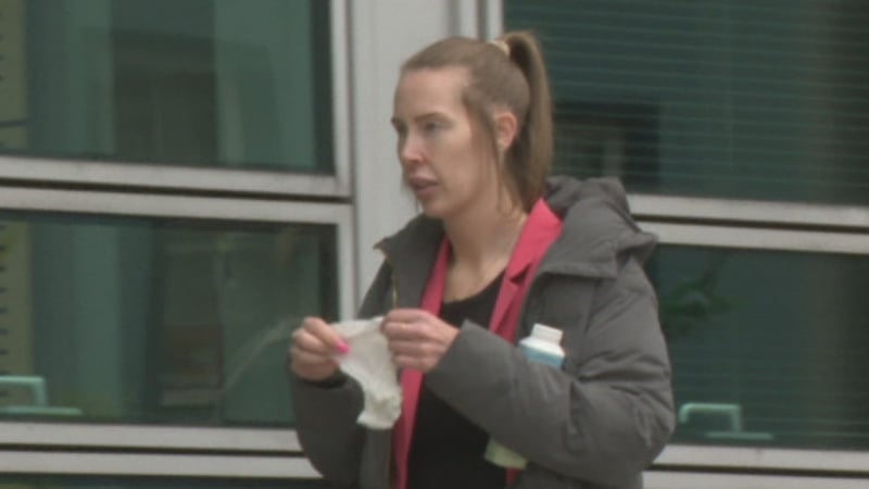 Amy Rooney outside court