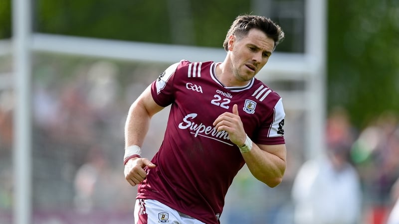 25 April 2026; Shane Walsh of Galway during the Connacht GAA Football Senior Championship semi-final match between Leitrim and Galway at Heartland Credit Union Páirc Seán Mac Diarmada in Carrick-on-Shannon, Leitrim. Photo by Stephen McCarthy/Sportsfile