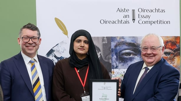The National and Regional winners of the 4th Annual Oireachtas Essay Competition /