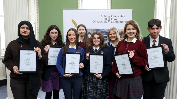  The National and Regional winners of the 4th Annual Oireachtas Essay Competition