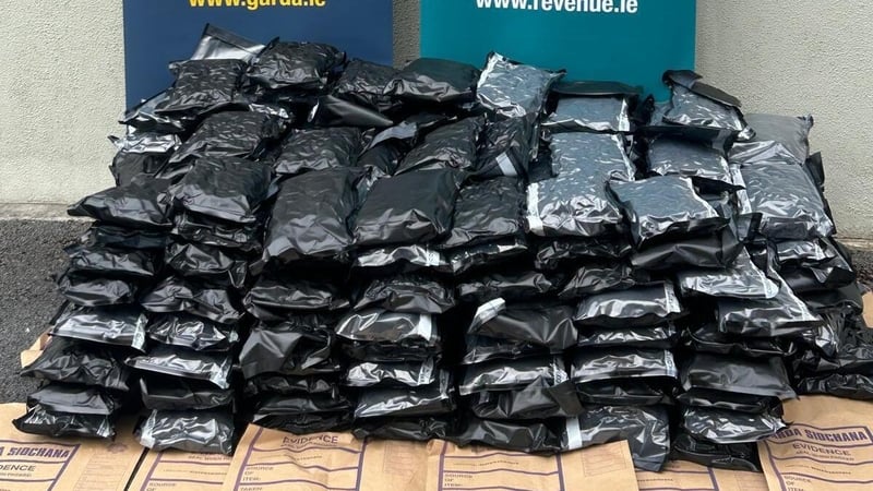 Around 100kg of cannabis seized by gardaí