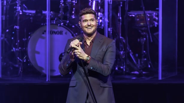 Michael Bublé performs at Fallsview Casino Resort on January 18, 2026 in Niagara Falls, Ontario. (Photo by Mathew Tsang/Getty Images)